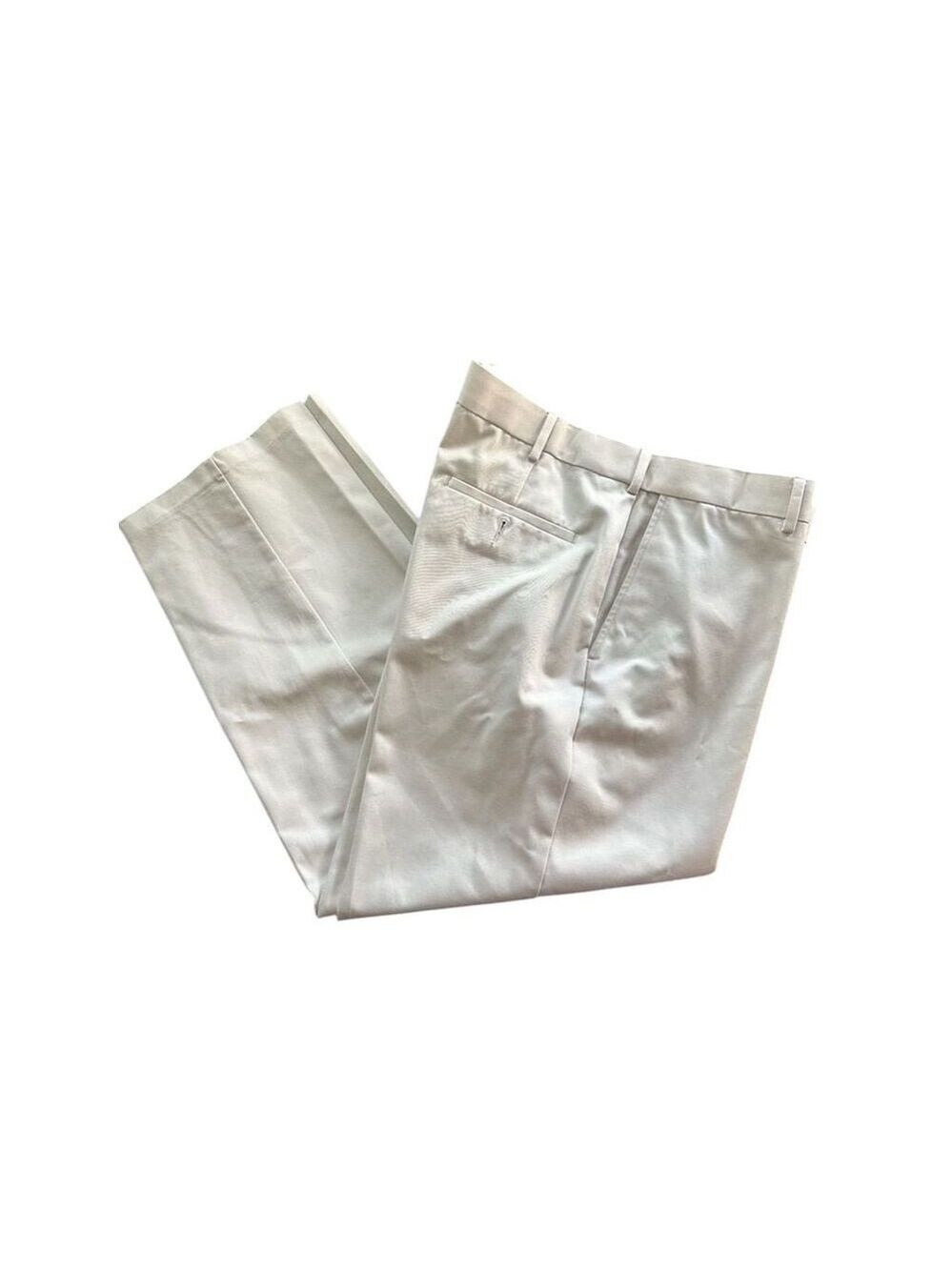 Croft & Barrow Men's Beige Dress Pants Size 38x29 Flat Front Classic Fit - Picture 3 of 6